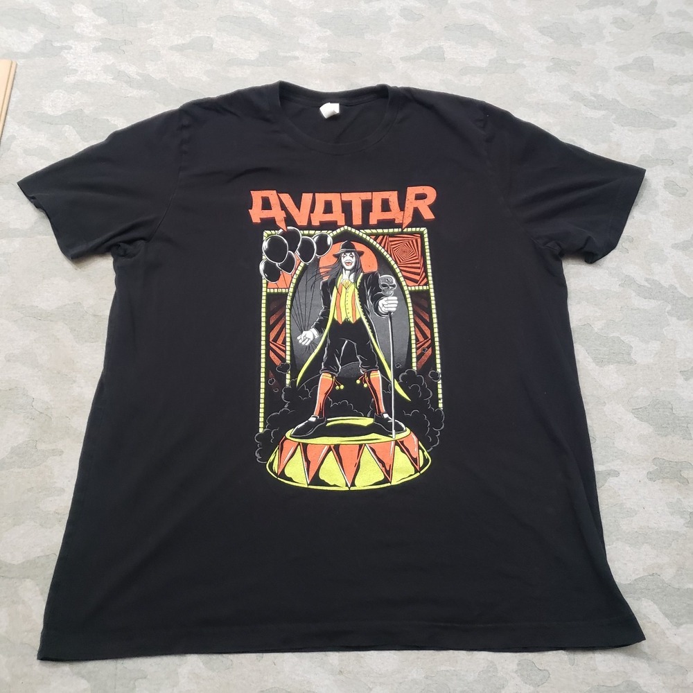 Avatar Shirt Mens 2XL Black Short Sleeve